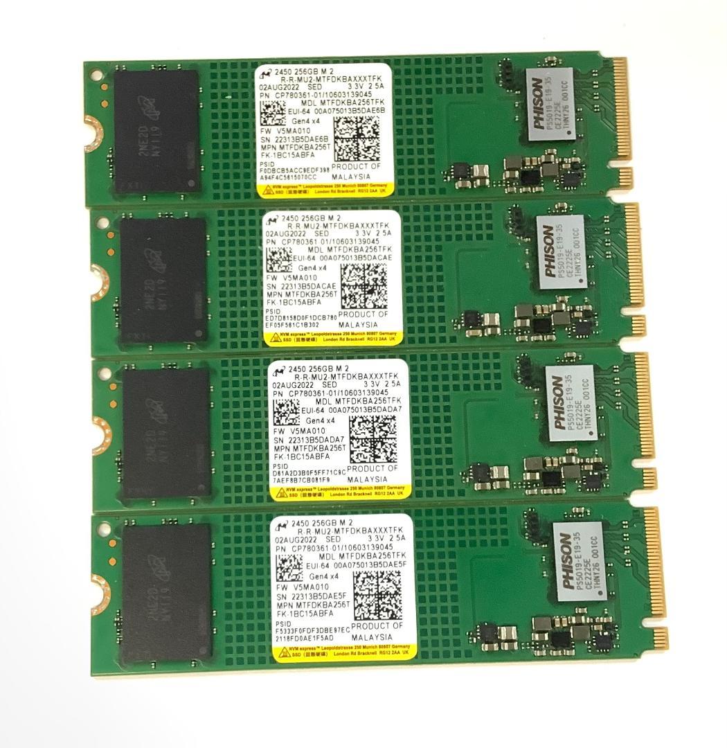 ③-W708-Micron NVMe 256GB SSD 4点