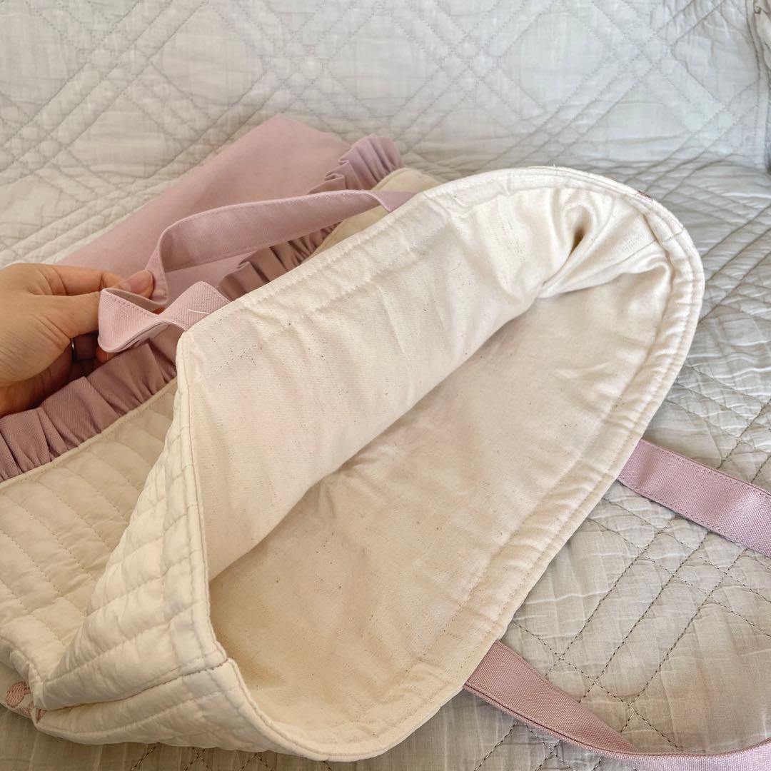 さくらんぼヌビ　レッスンバッグ　上靴袋　お着替え袋　セット