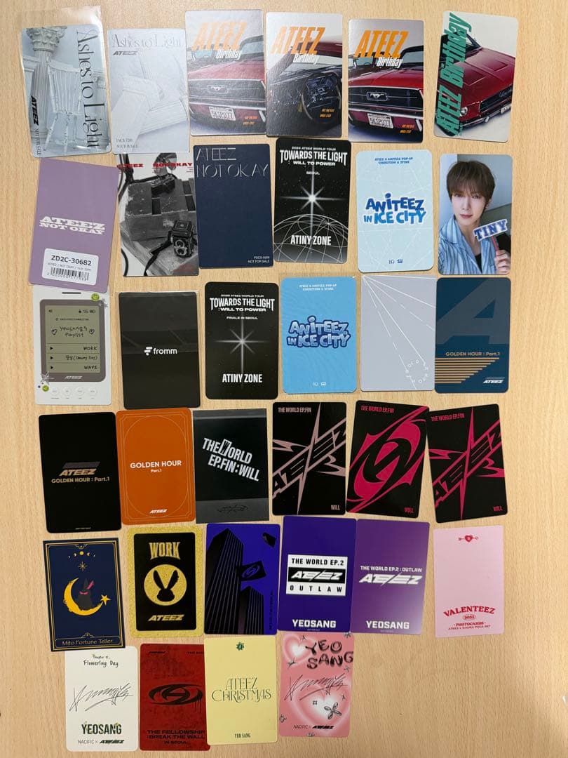 ATEEZ ヨサン　各種トレカセット