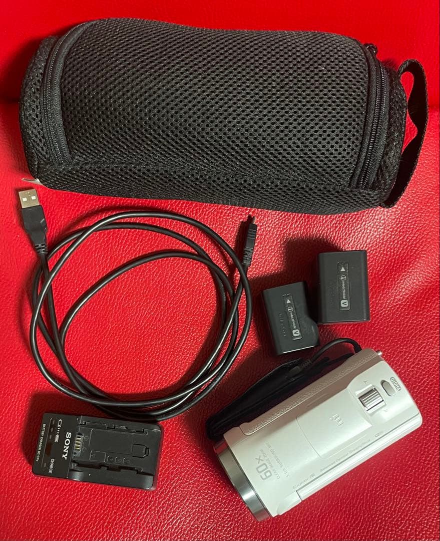 【美品】SONY ハンディカム HDR-CX680 大容量バッテリー充電器付