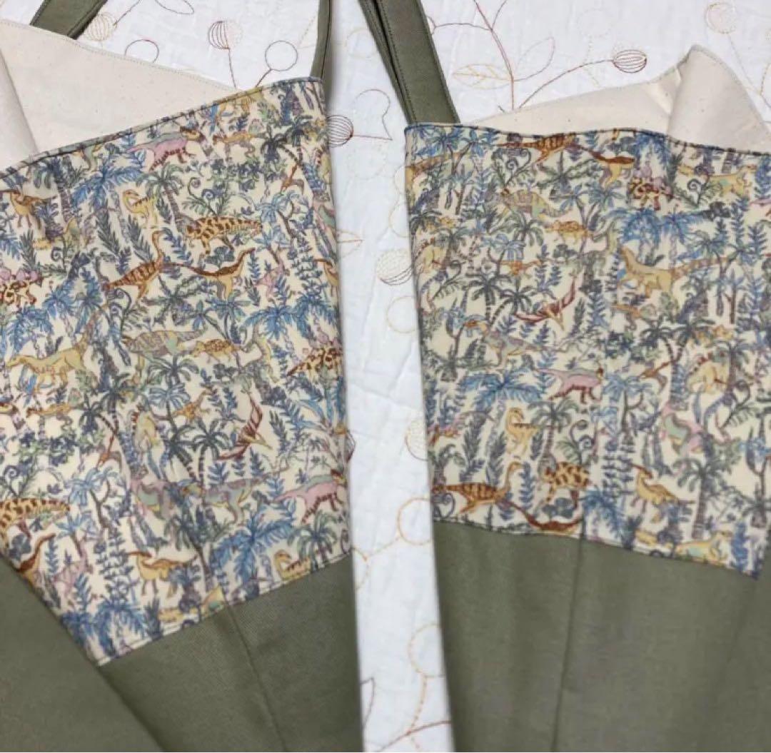 リバティ　ランブルアンドロアー　入園入学3点セット　手提げ袋　上靴入れ　体操着袋