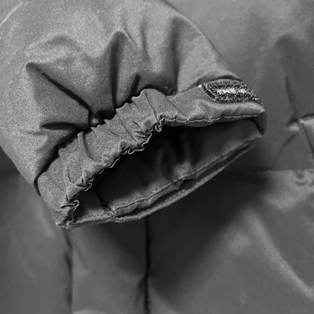 ノースフェイス ベンチコート メンズS レディースL ブラック ロングダウン