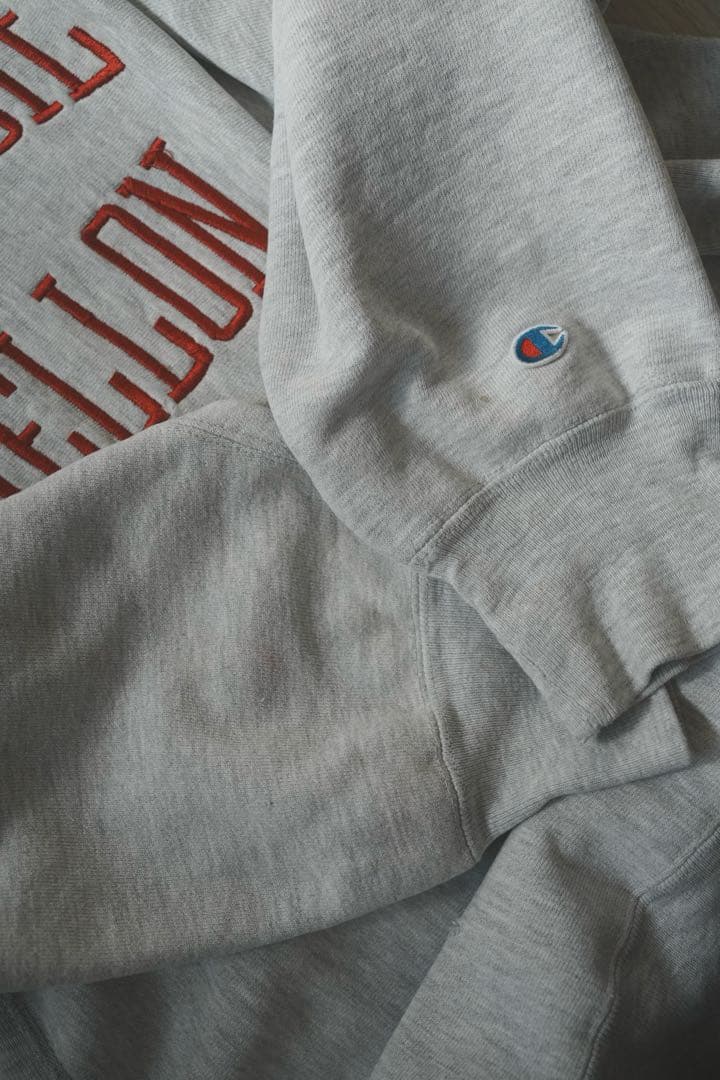 90s Champion リバースウィーブ スウェット 刺繍 USA製 XL