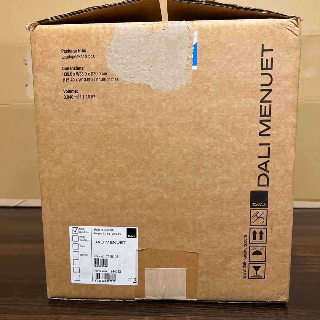 【土日限定値引き】DALI MENUET ブラック スピーカー
