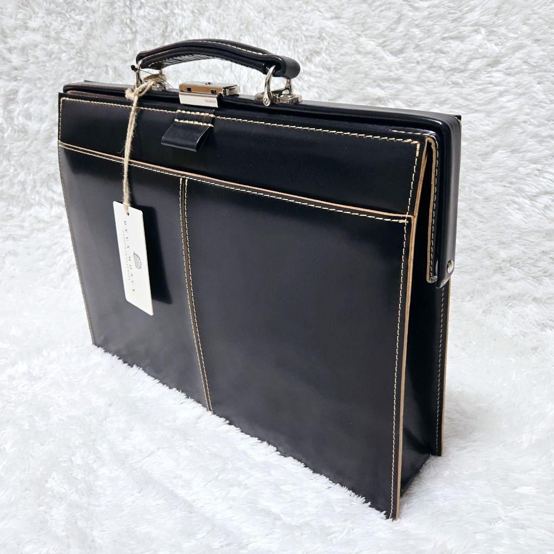 限定値下☆ブリーフケース ビジネスバッグ タグ付き 本革 A4収納可 日本製