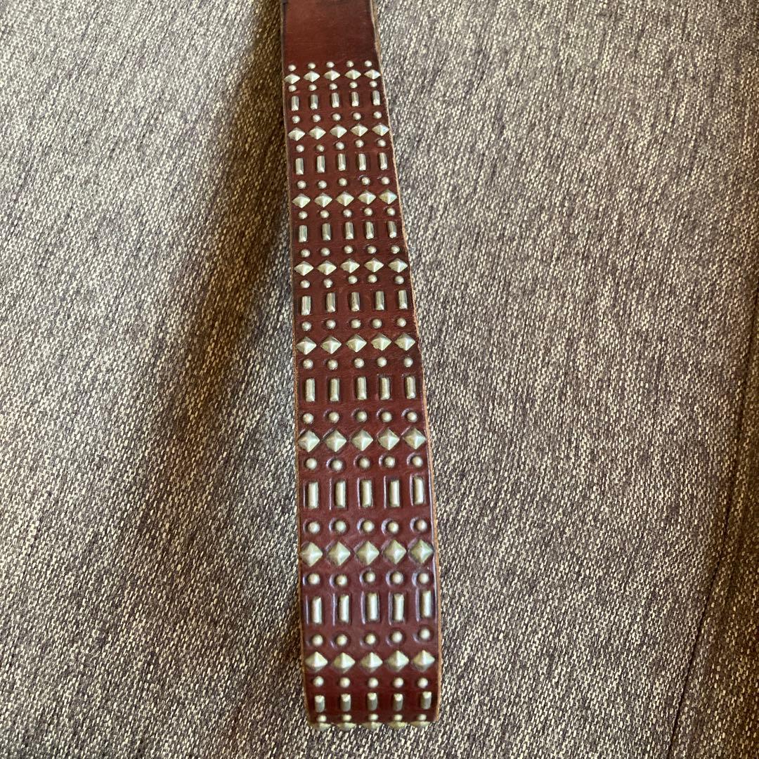 DOA ディーオーエーstuds belt スタッズベルト 34ウルフズヘッド