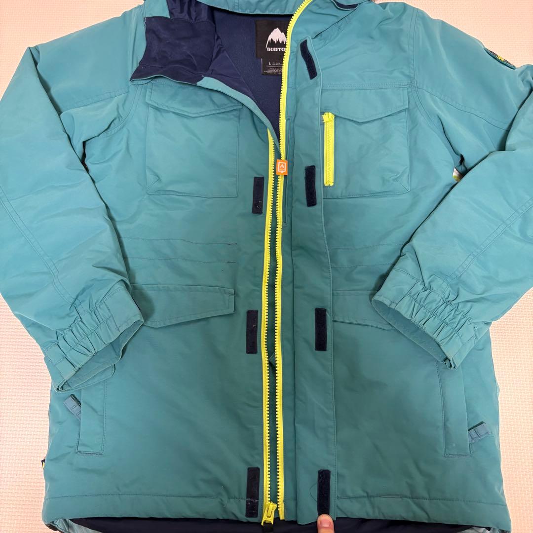 BURTON バートン キッズ kids スノボウェア L ピーコックグリーン