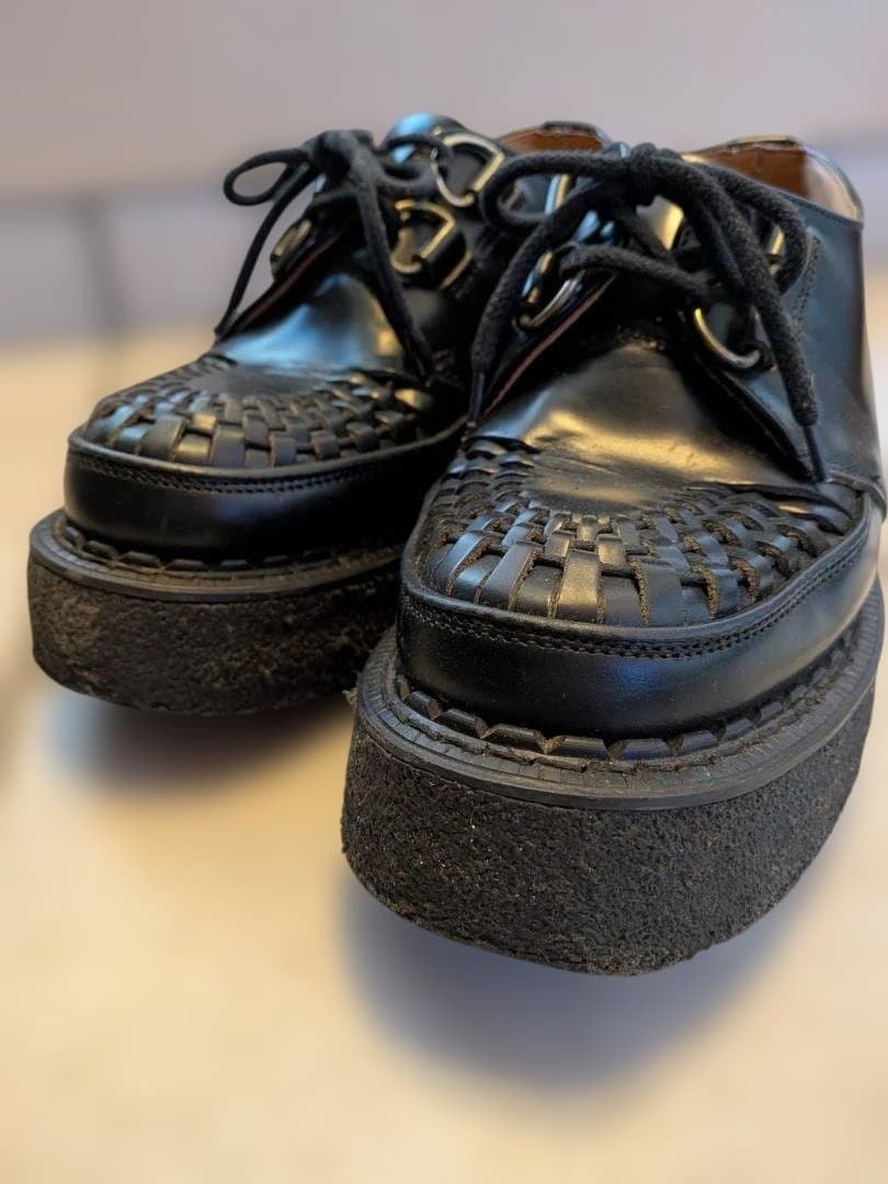 ジョージコックス　ラバーソール　UK5 ブラック