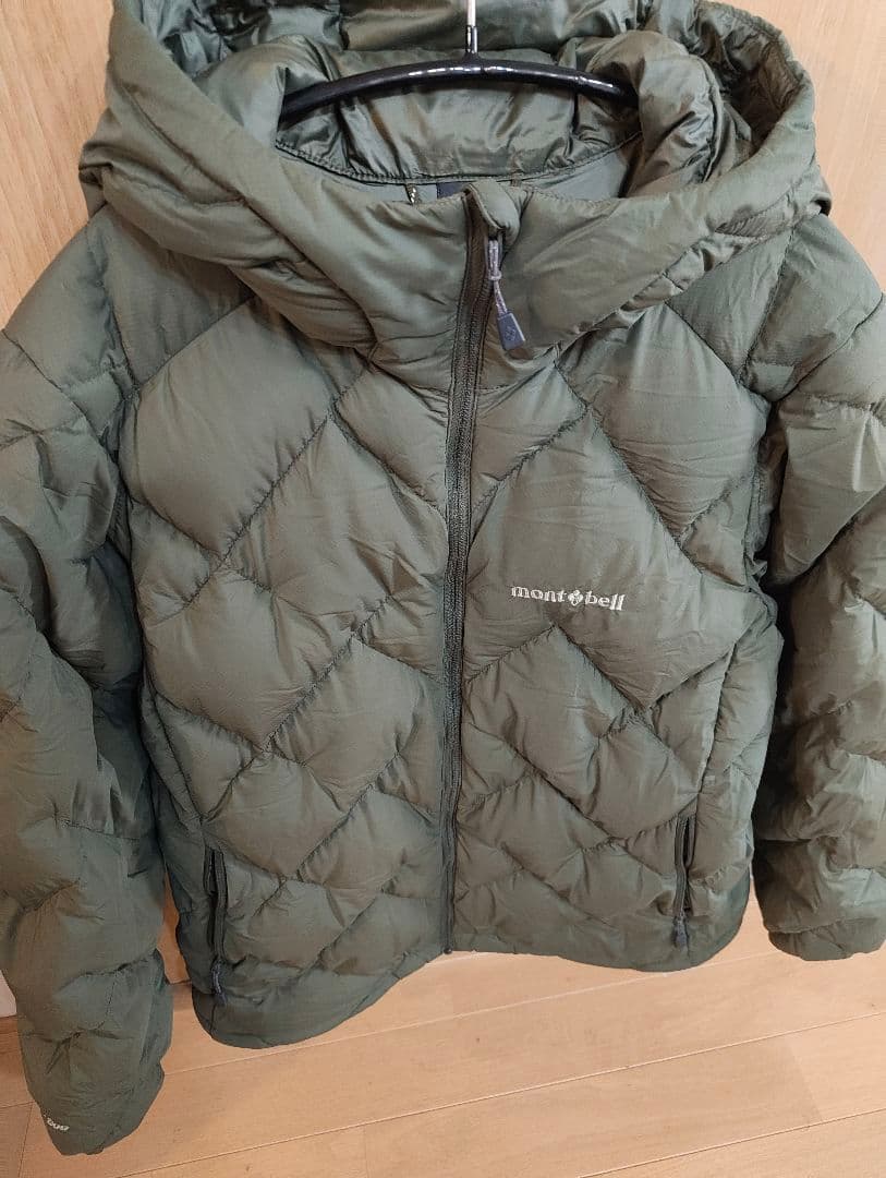 mont-bell ネージュダウンパーカー カーキ M-R サイズ 希少入手困難