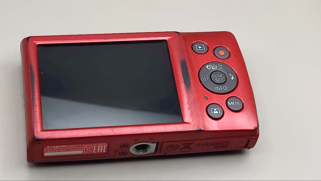 Canon IXY 200 コンパクトデジタルカメラ PC2333 レッド