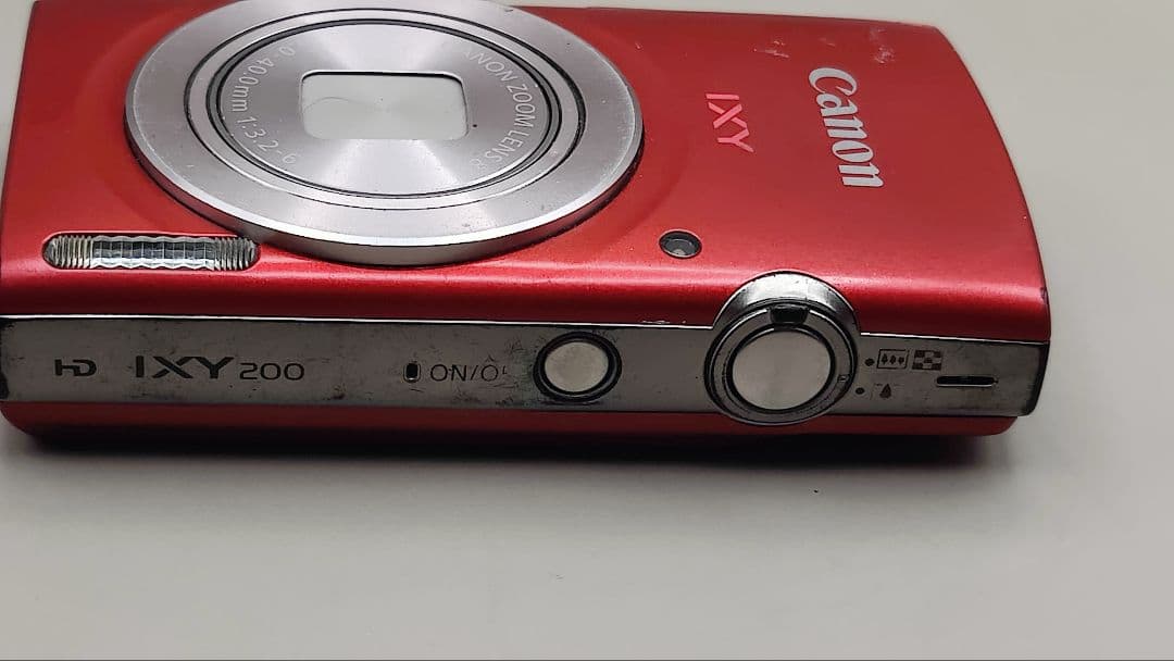 Canon IXY 200 コンパクトデジタルカメラ PC2333 レッド