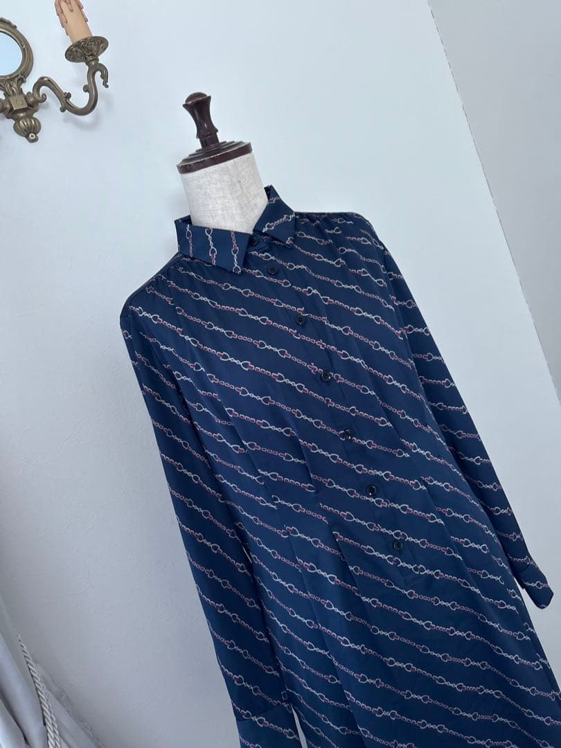 2024マッキントッシュロンドン　ビットプリントワンピース 38 ¥75,900