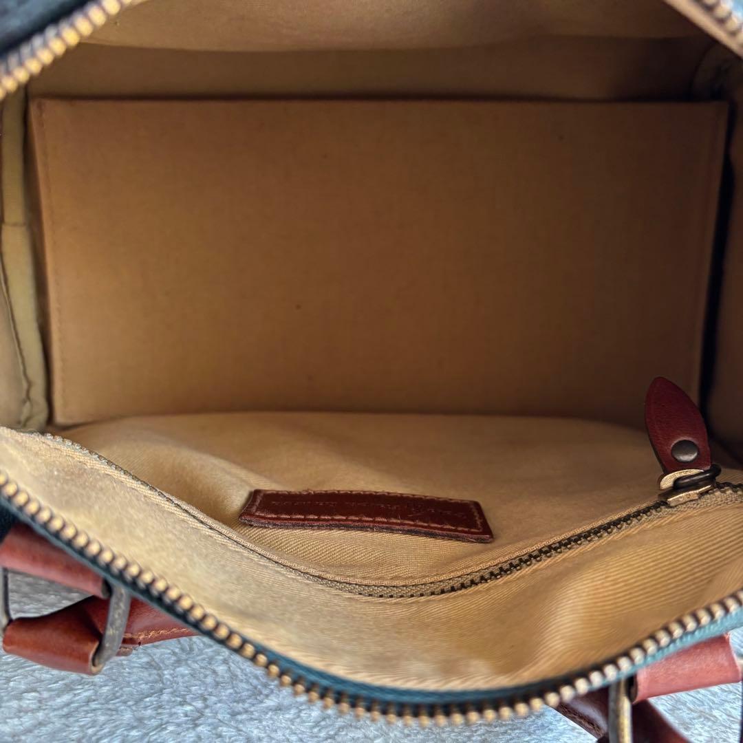 ✨️美品✨️ ポロラルフローレン ミニボストンバッグ PVCレザー グリーン