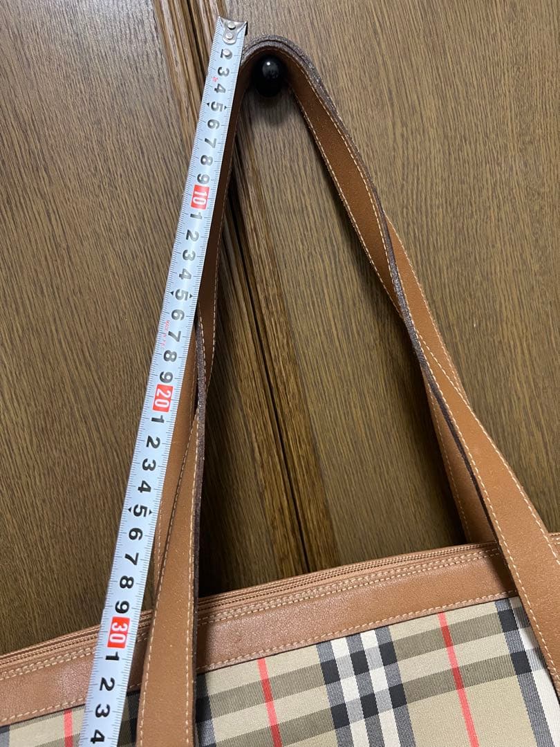 Burberry チェック柄 トートバッグ　ノバチェック　ヴィンテージ