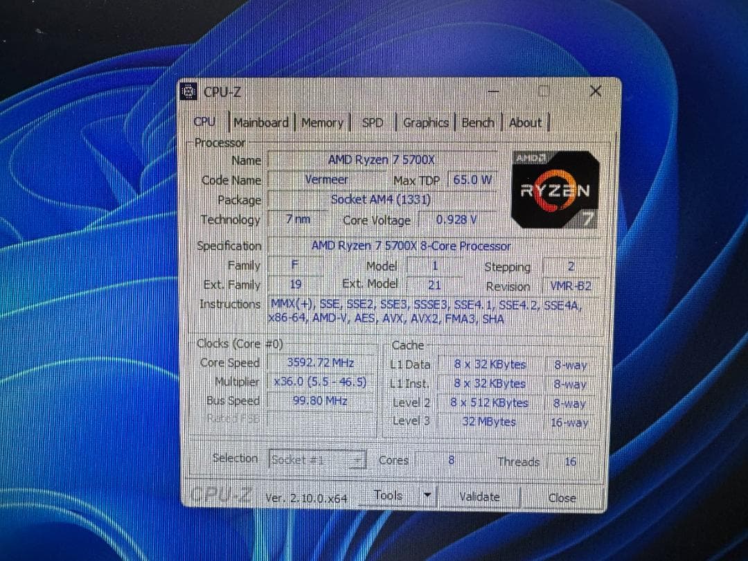 自作ゲーミングPC Ryzen7 5700X GTX1080Ti搭載！