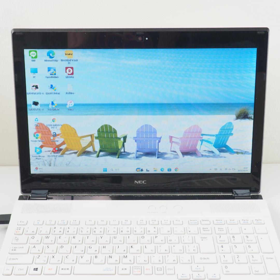 20windows11 美品✨新品SSD爆速✨ノートパソコン✨オフィス カメラ