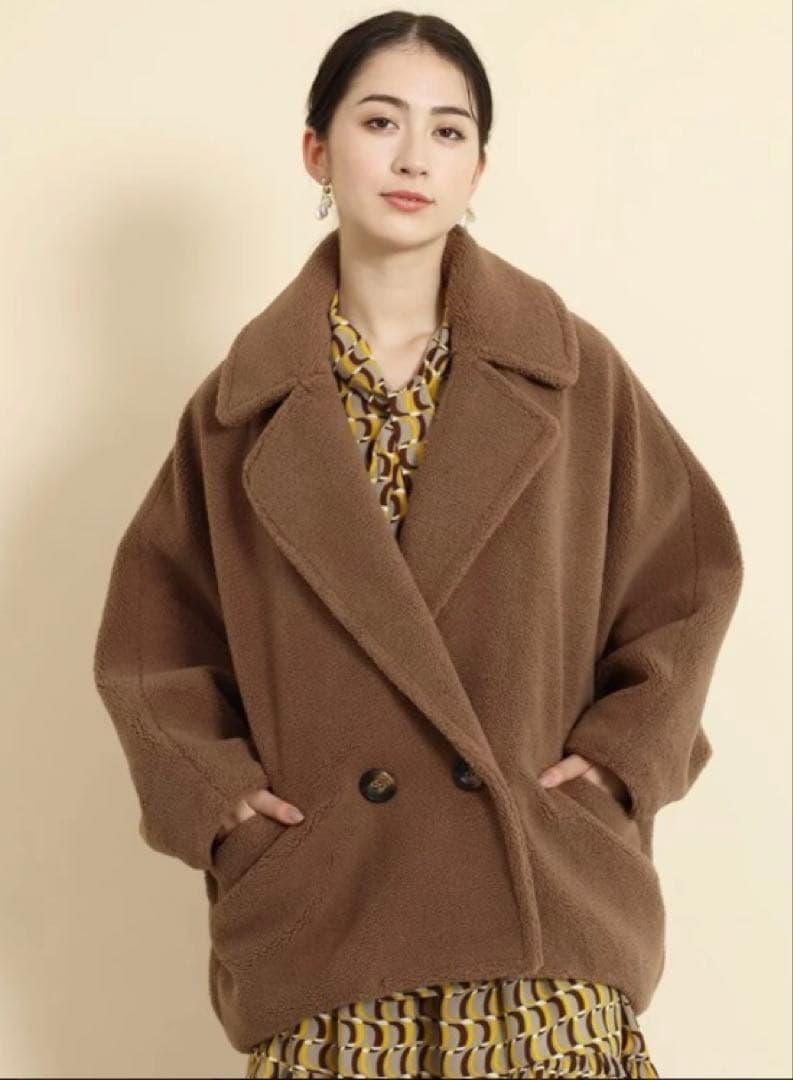 【venus】FENNEL／フェンネル ボリュームボアアウター モカ