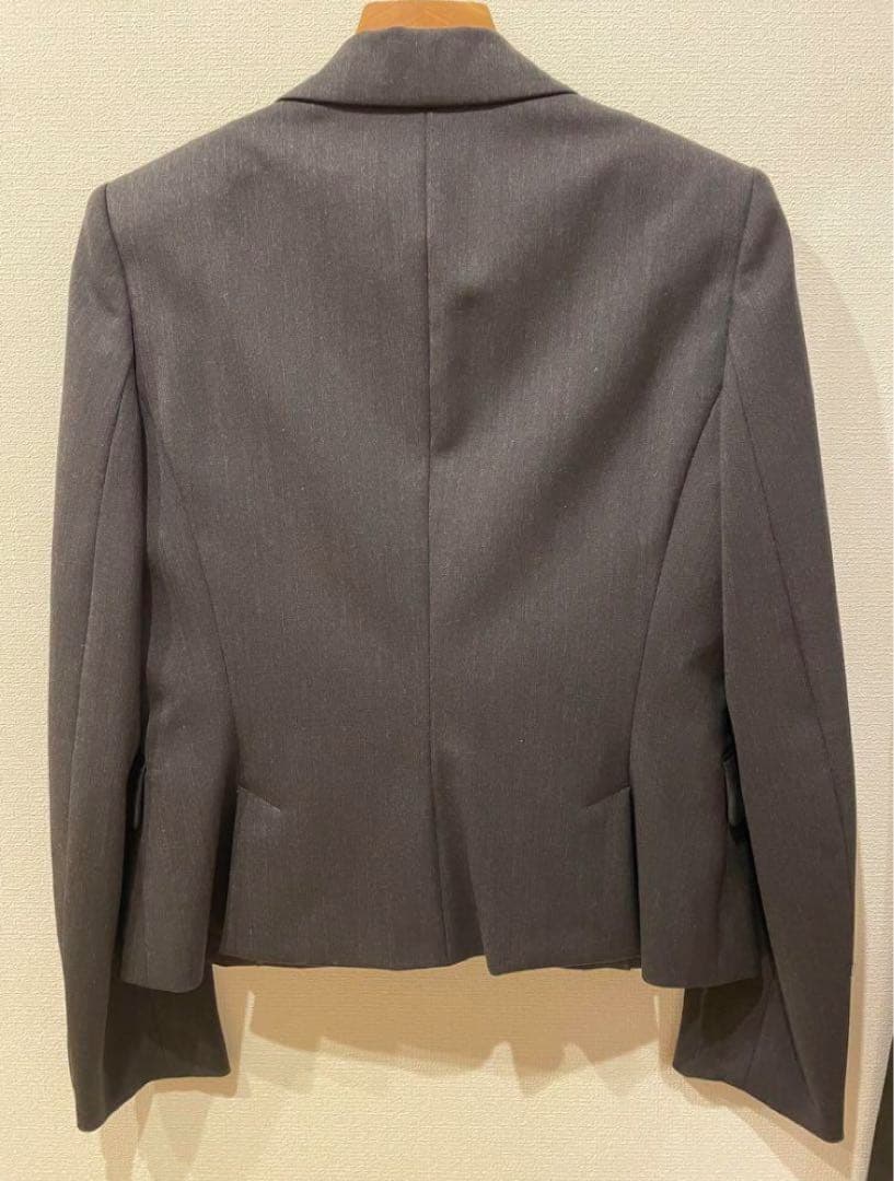 ラルフローレンパンツスーツ　チャコールグレー　ジャケット11号　パンツ9号