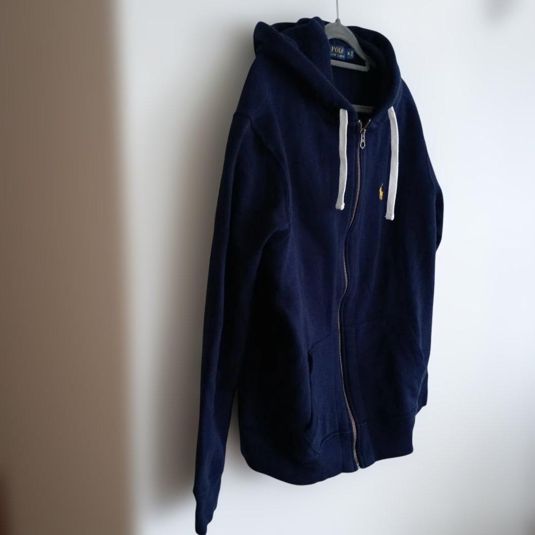美品　Polo Ralph Lauren ネイビー　フルジップパーカー XL