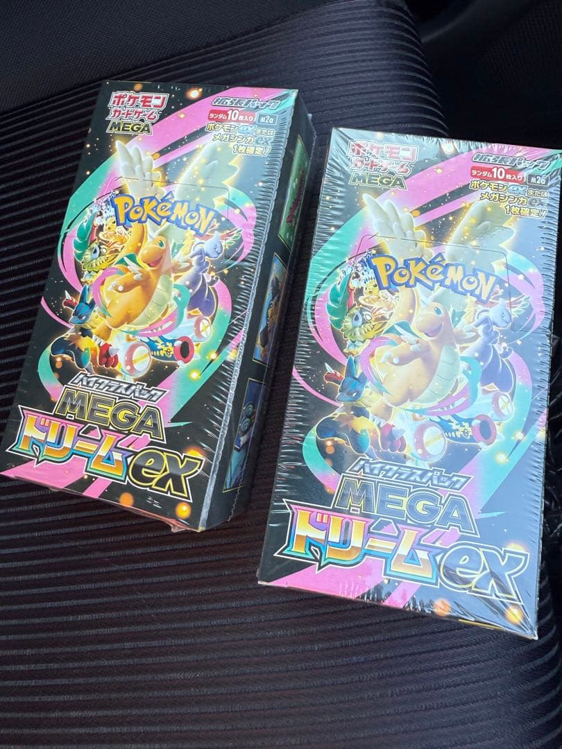 ポケモンカード　MEGAドリームex 2BOX シュリンク付き　新品未開封