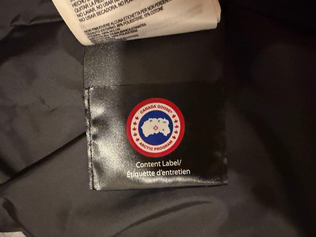   ダウンジャケット ネイビー カナダグース