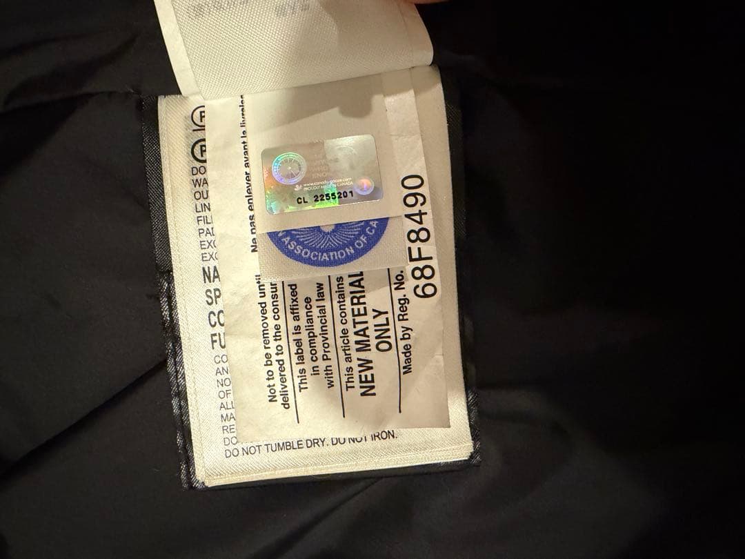   ダウンジャケット ネイビー カナダグース