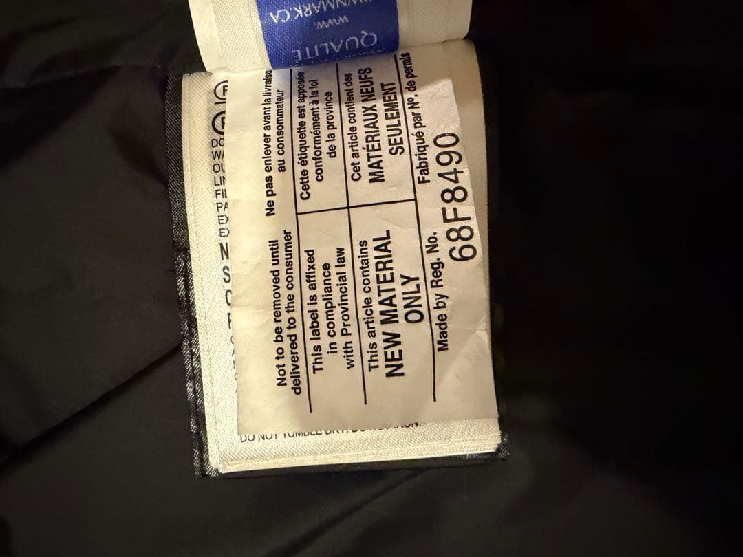   ダウンジャケット ネイビー カナダグース