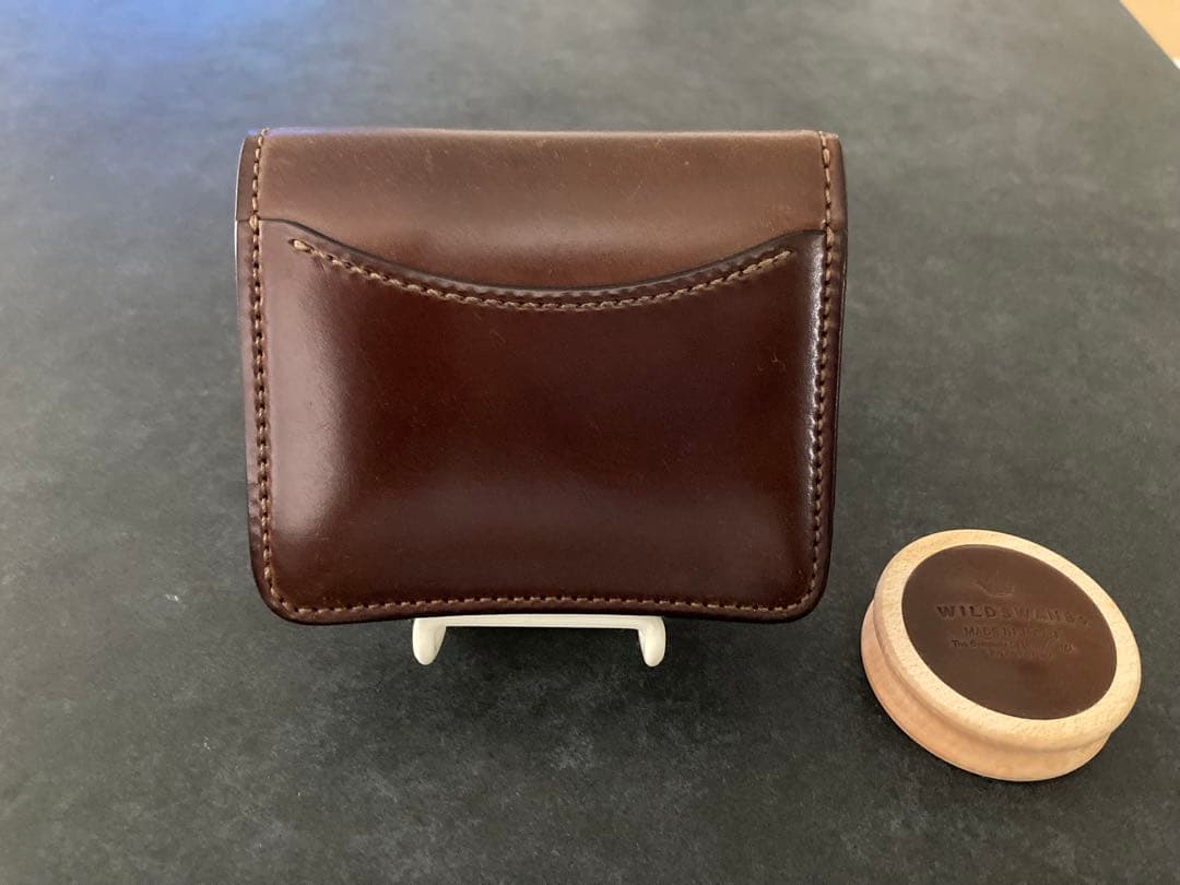 イ*読様 ワイルドスワンズ　パーム　シェルコードバン　マホガニー　銀座8周年限定