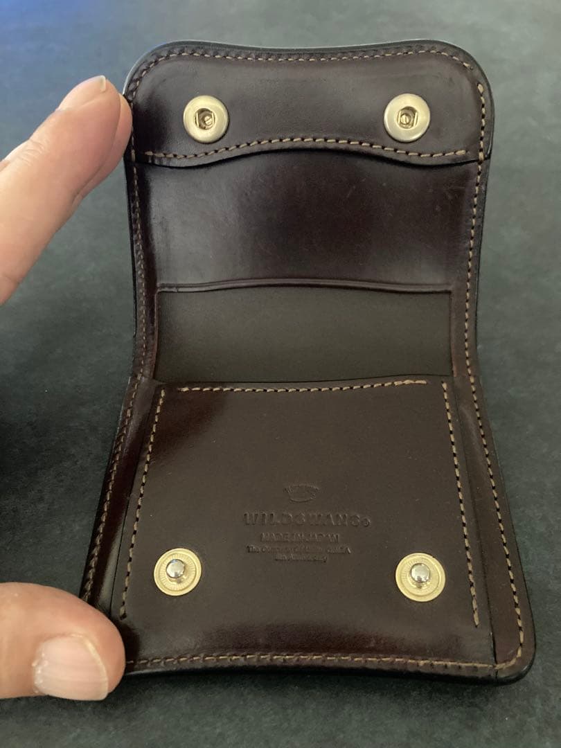 イ*読様 ワイルドスワンズ　パーム　シェルコードバン　マホガニー　銀座8周年限定