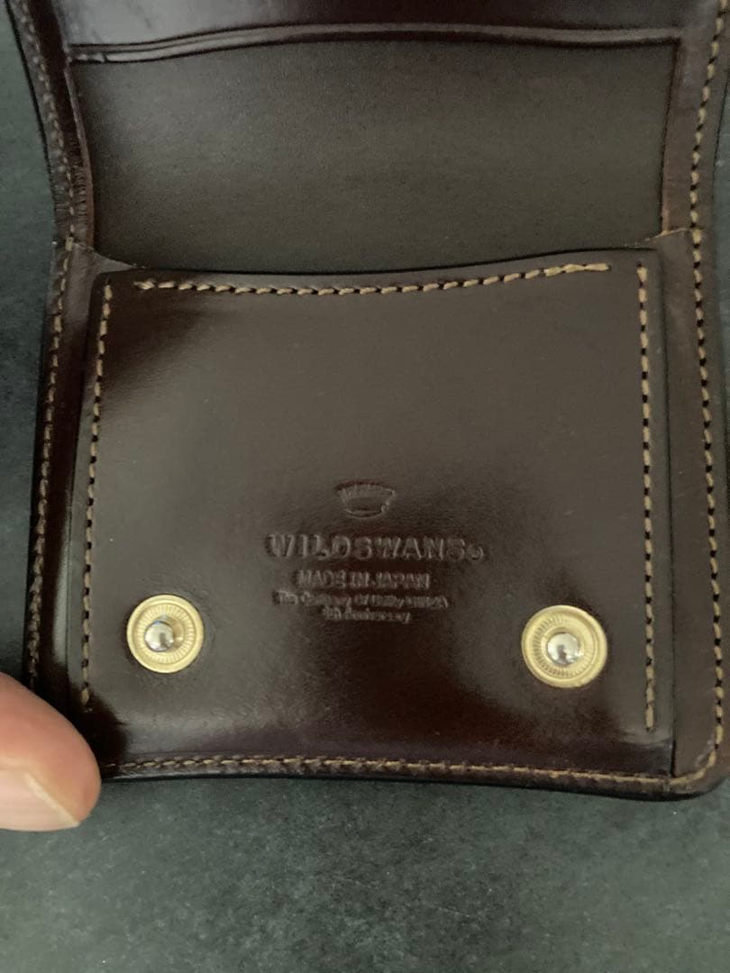 イ*読様 ワイルドスワンズ　パーム　シェルコードバン　マホガニー　銀座8周年限定