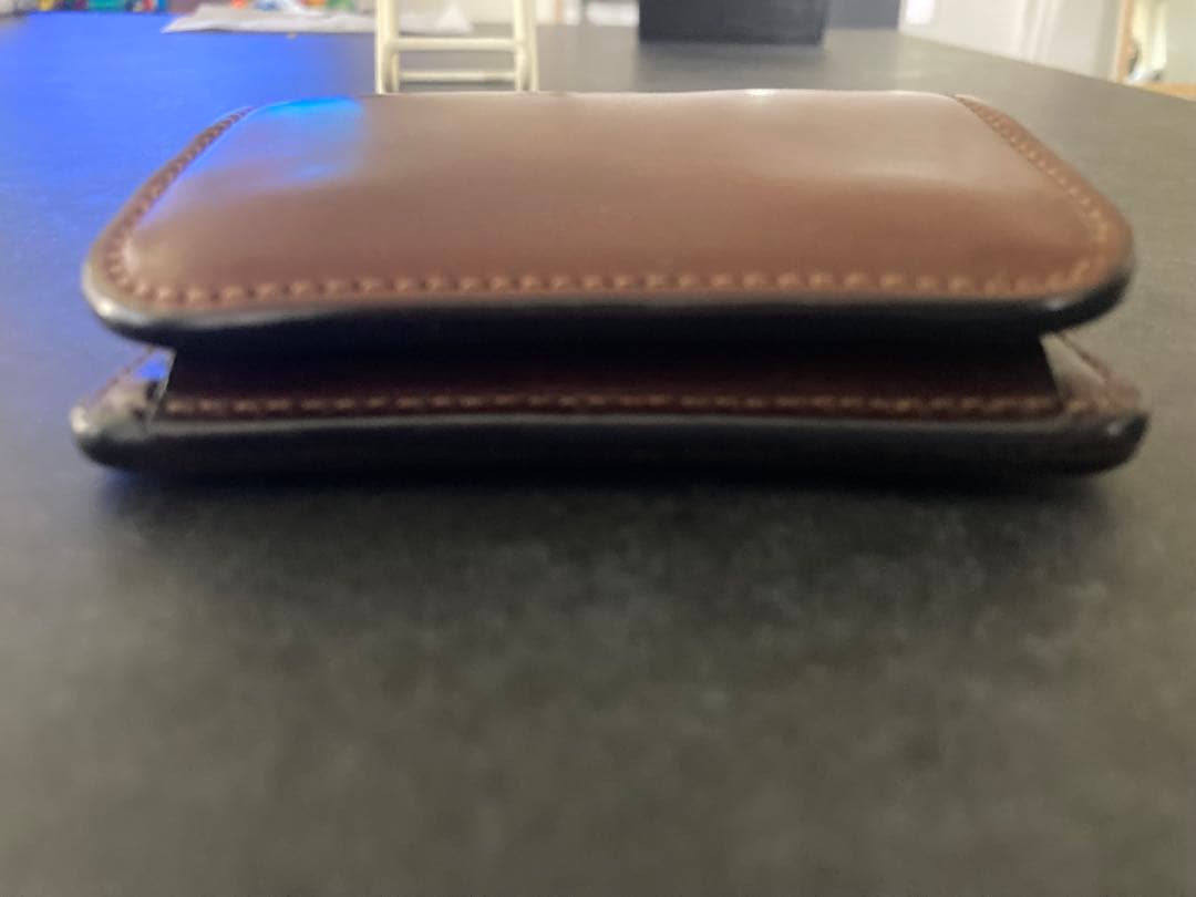 イ*読様 ワイルドスワンズ　パーム　シェルコードバン　マホガニー　銀座8周年限定