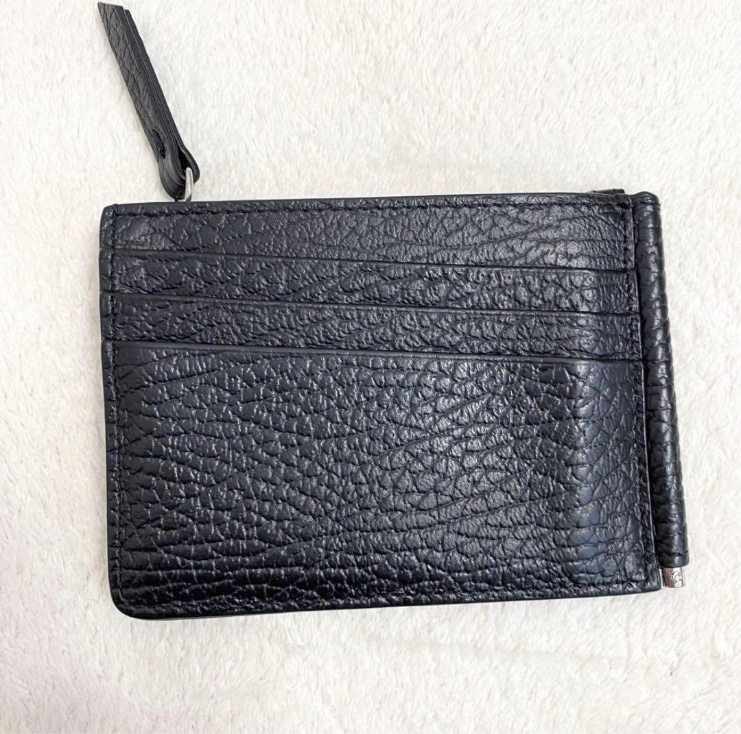 【美品】メゾンマルジェラ マネークリップ 小銭入れ 二つ折り財布 カードケース