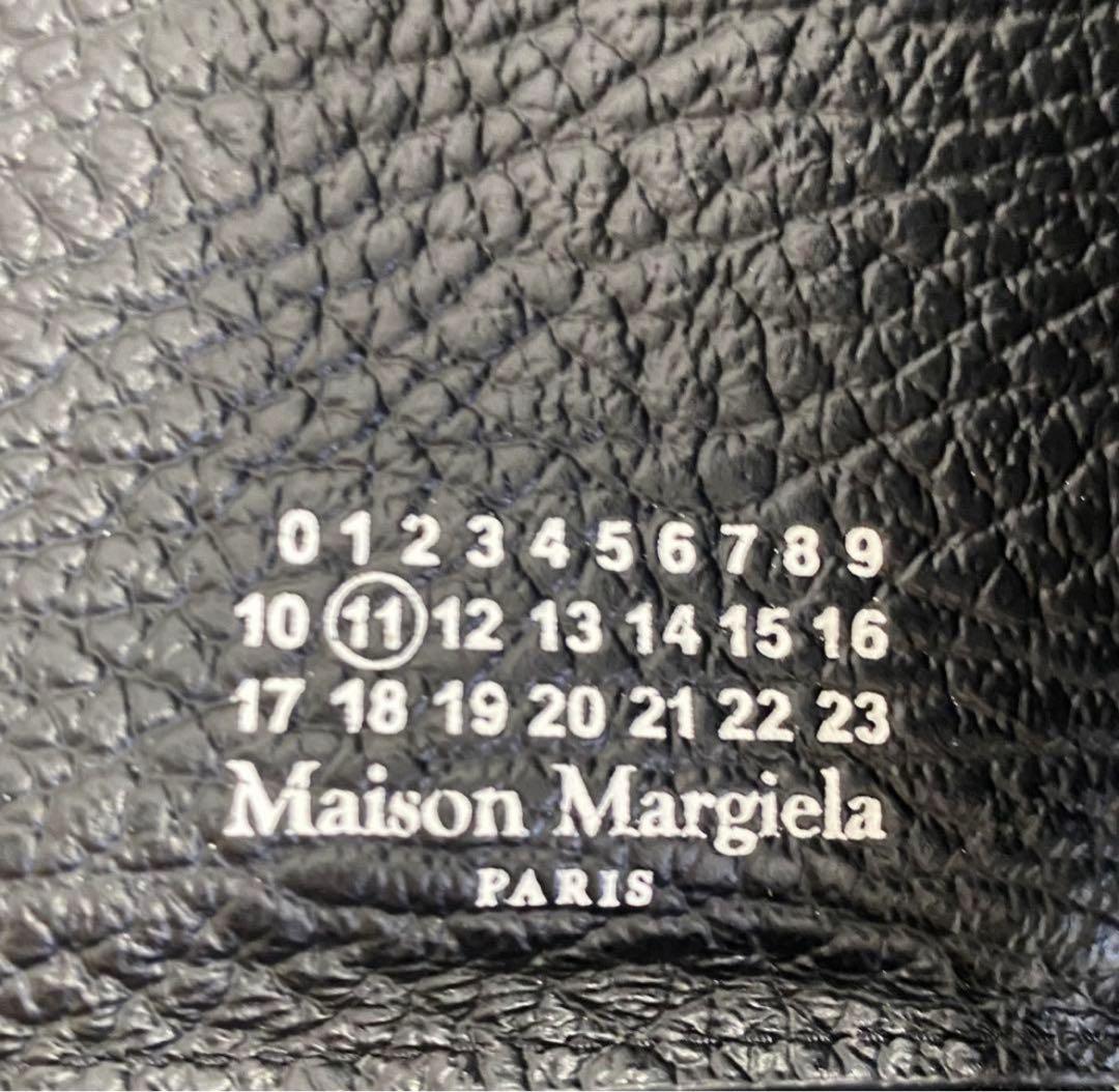 【美品】メゾンマルジェラ マネークリップ 小銭入れ 二つ折り財布 カードケース