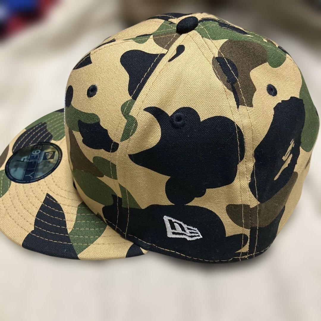 APE New Era 59fifty 迷彩 キャップ 59.6cm