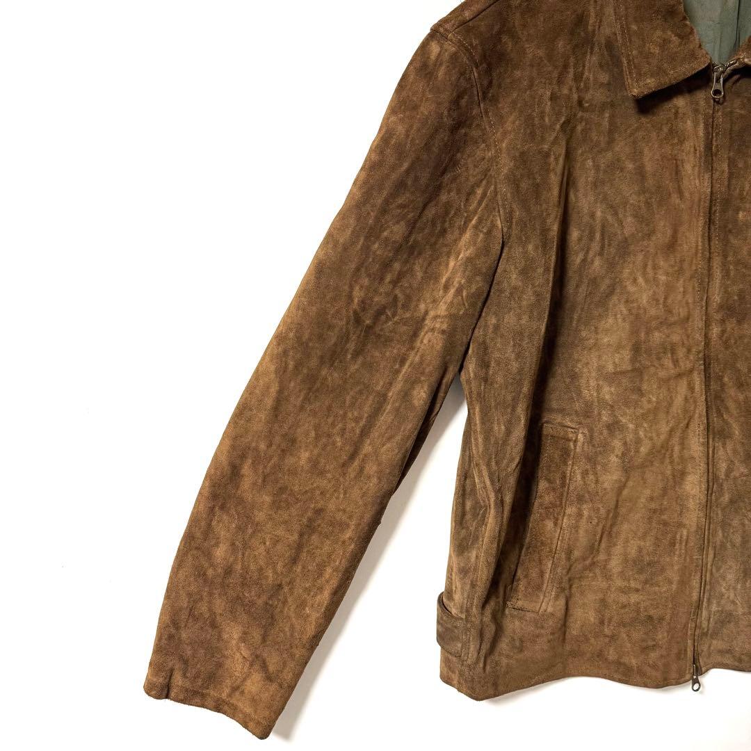 00s J.CREW ジェイクルー スウェード レザージャケット ブルゾン