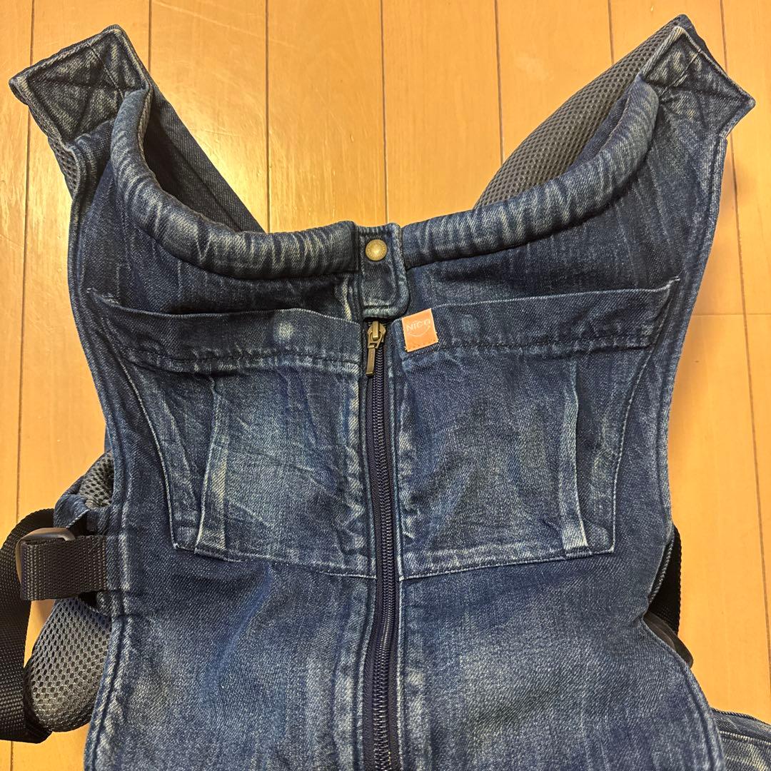 【美品】キューズベリー　NICO DENIM 抱っこ紐　デニム　ニコ