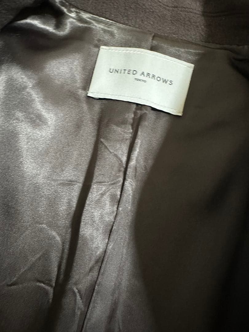極美品【UNITED ARROWS】BIGテーラードコート MOCA