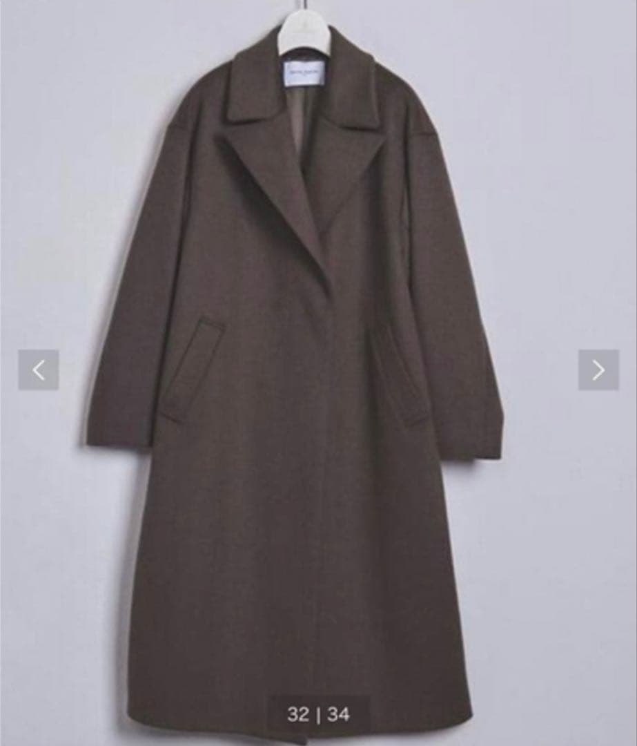 極美品【UNITED ARROWS】BIGテーラードコート MOCA