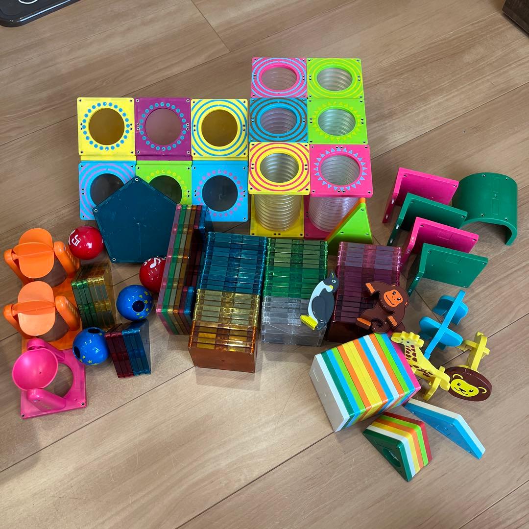 【限定値下げ】ピタゴラスボールコースターＤＸ　ボールコースターどうぶつえんセット