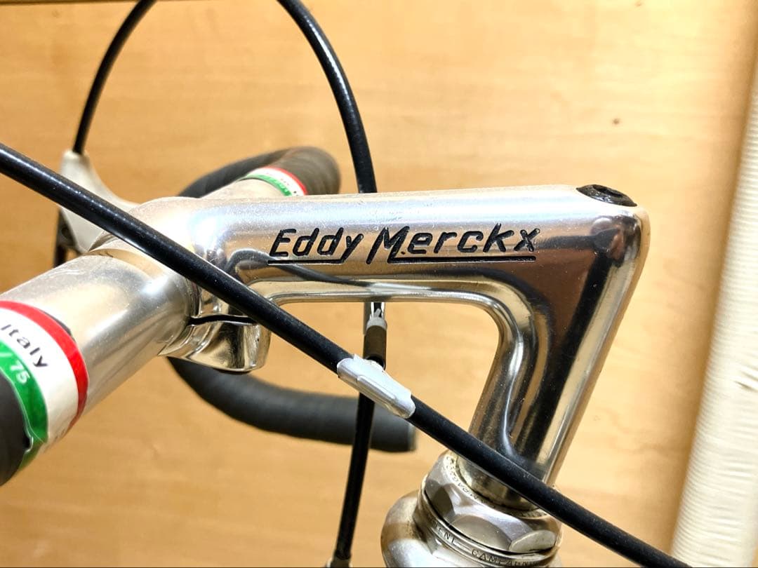 サ*ト様 オークションEDDY MERCKXシルバー1980年代 ロードレーサー