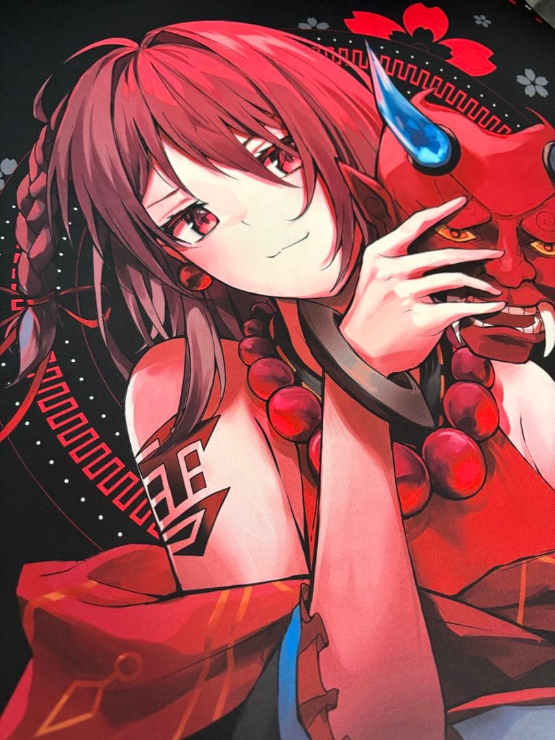 YukiAim oni 2022 マウスパッド 黒