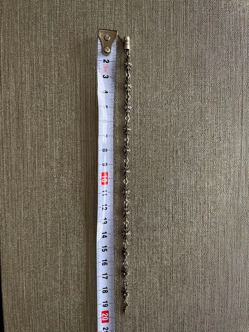 確実正規品　希少　クロムハーツ タイニーECHプラス 12リンク ブレスレット