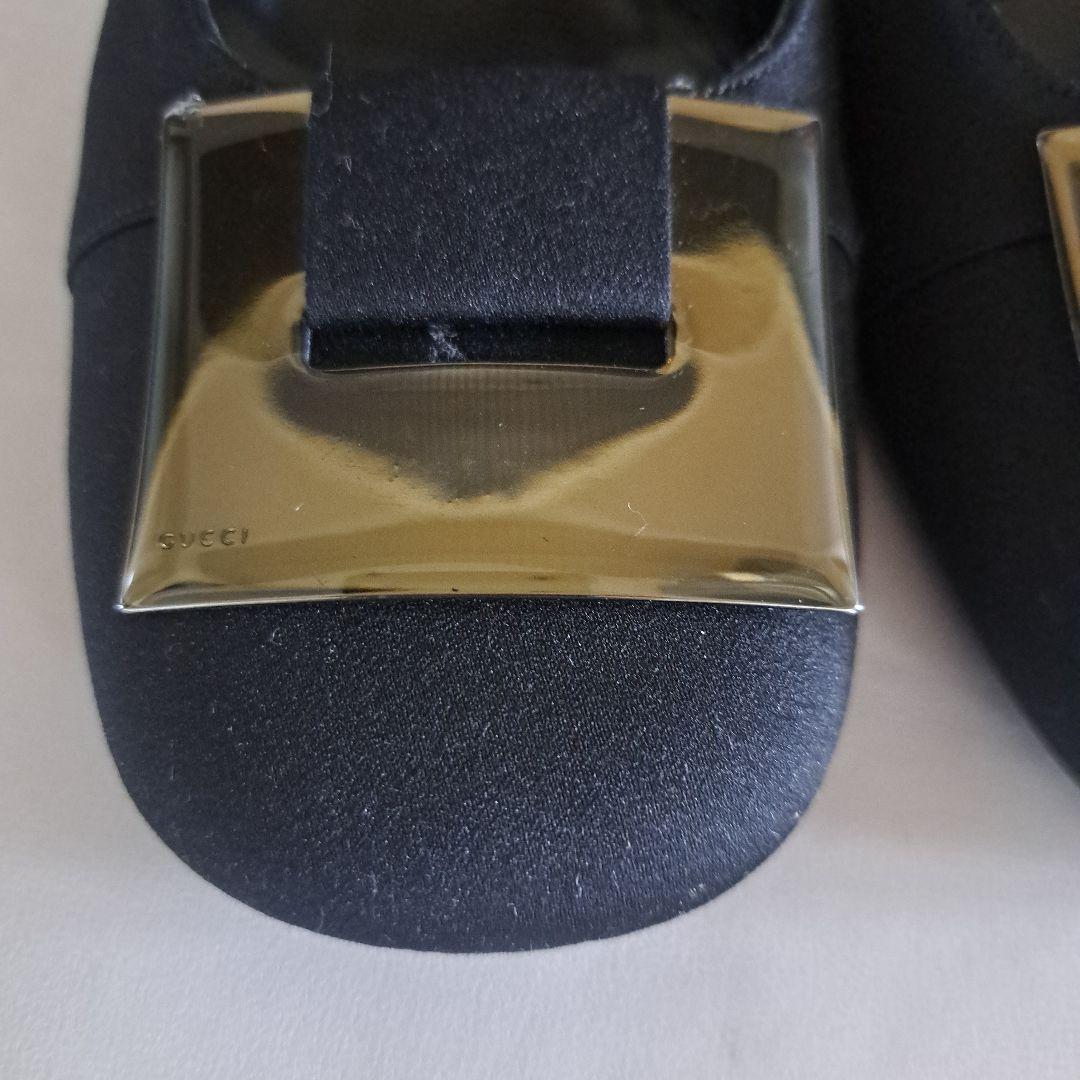 GUCCI ブラック ミュール サンダル