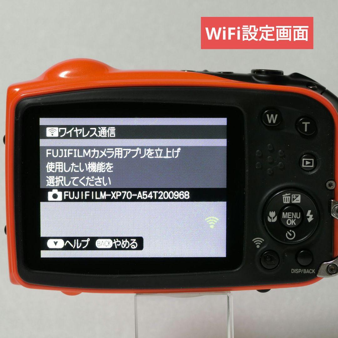 【WiFi機能搭載】富士フイルム　FINEPIX XP70　サンプル画像有