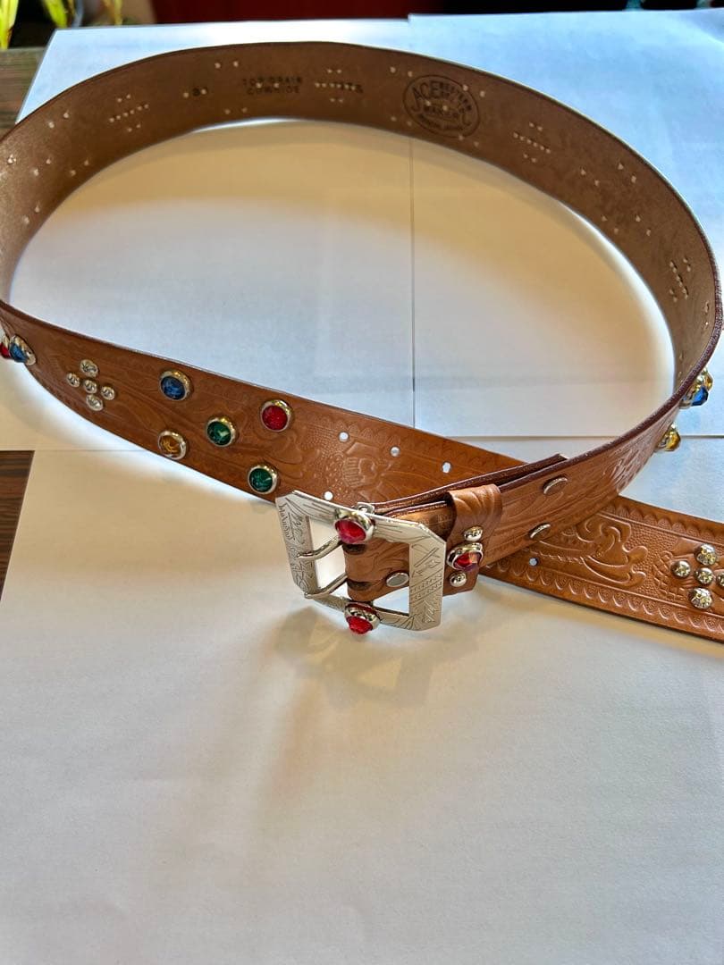 ACE WESTERN BELTS エースウエスタン　ベルト　34 美品です