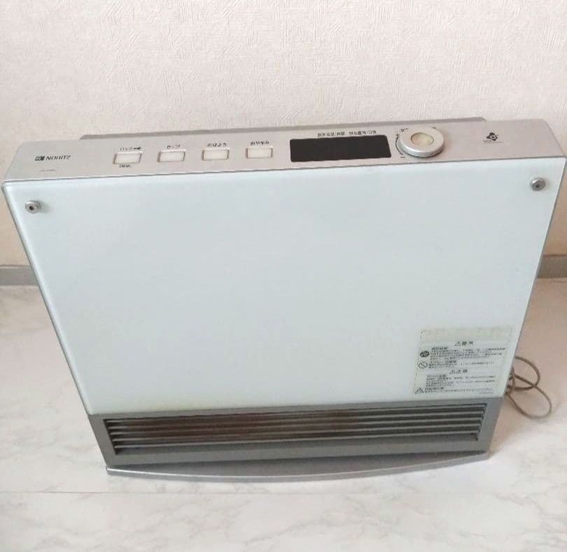 ガスファンヒーター NORITZ デジタル表示付き