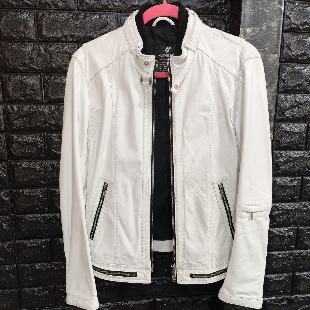 希少カラー　ラブレス　ラムレザー　シングルジャケット　サイズ　M