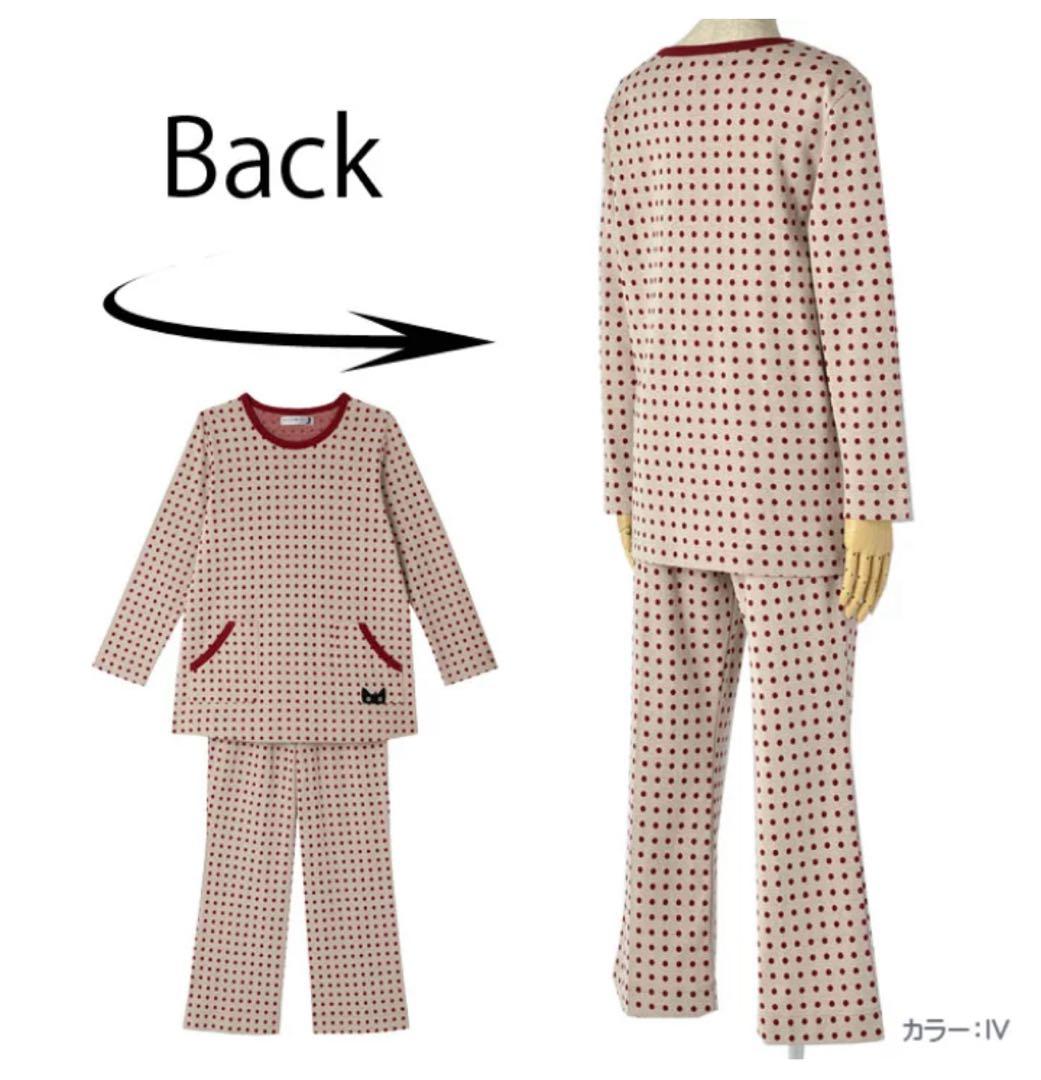 【新品未使用】マタノアツコ　ワコールパジャマ 綿100％ 長袖秋冬Lサイズかぶり