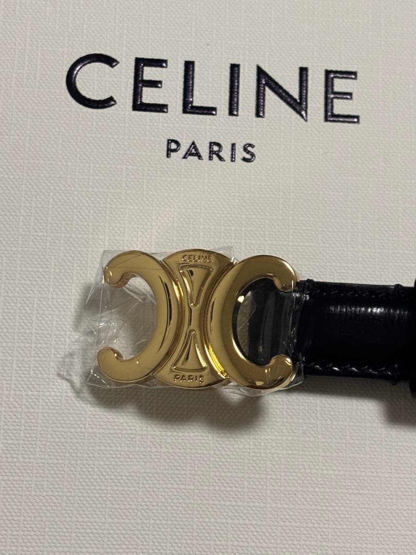 【美品】75 CELINE スモールトリオンフベルト