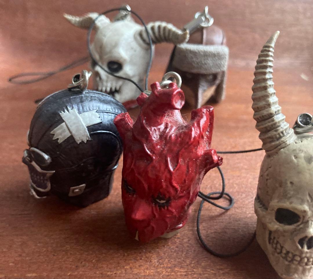 ドロヘドロ　頭部モチーフストラップ7個セット